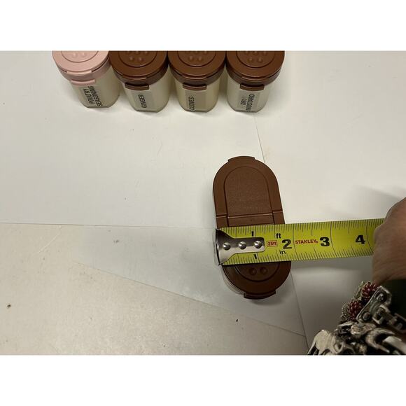 Lot Of 5 VTG Tupperware Lids Spice Shakers Containers Modular Mates 1843 - Picture 5 of 10